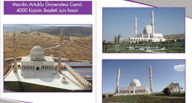Mardin Artuklu Üniversitesi Camii – 4000 kişinin ibadeti için hazır