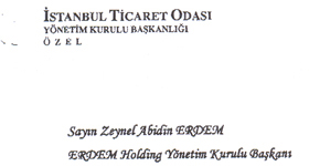 İstanbul Ticaret Odası Yönetim Kurulu Başkanlığı