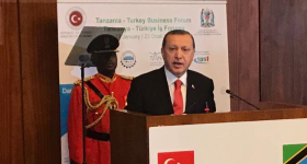 T.C. Cumhurbaşkanı Sayın Recep Tayyip Erdoğan ile Mozambik - Türkiye İş Forumundayız