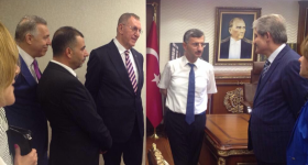 Rize Valisi Sayın Erdoğan Bektaş'ı makamında ziyaret ettik