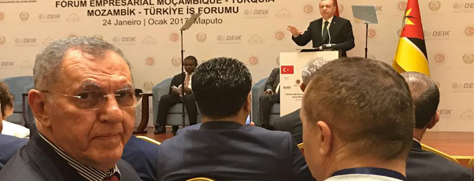 PRESIDENT RECEP TAYYİP ERDOĞAN AND MOZAMBİK - TURKEY BUSINESS FORUM. - 24.01.2017