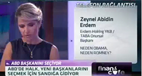CNBC-E - ABD Başkanını Seçiyor - Dr. Zeynel Abidin Erdem Telefon Bağlantısı 06.11.2012